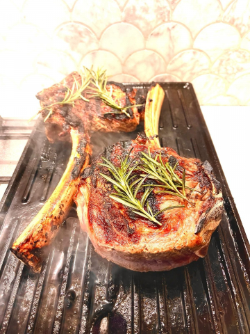 Plita din fonta cu 2 fete neteda si grill 43 x 21 cm Char-Broil 140008 [5]