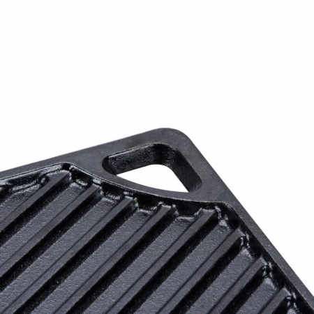 Plita din fonta cu 2 fete neteda si grill Lodge 42,5 x 24 cm L-DP3 [3]