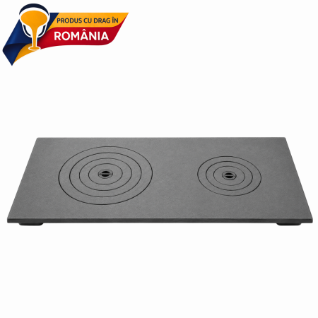 Plită din fontă cu două ochiuri 1000 x 600 mm [1]