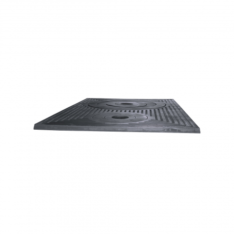 PLITĂ DIN FONTĂ CU DOUĂ OCHIURI 870 mm L x 570 mm l CU MODEL [1]