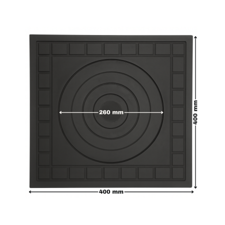 Plita fonta cu un ochi 400 x 400 mm [1]