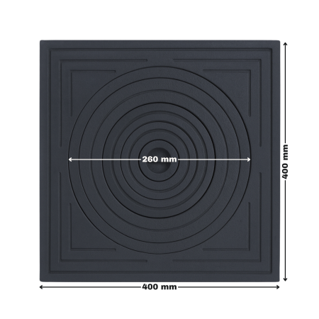 PLITA DIN FONTA CU UN OCHI 400 x 400 mm, model nou [1]