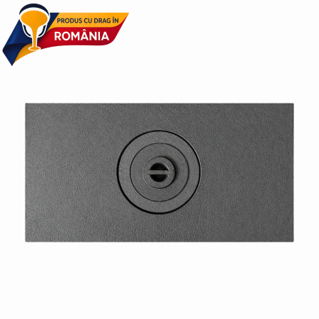 Plite din fontă România - Plită din fontă cu un ochi 620 x 320 mm