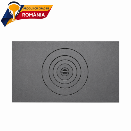 PRODUS ÎN ROMÂNIA - Plită din fontă cu un ochi 800 x 556 mm