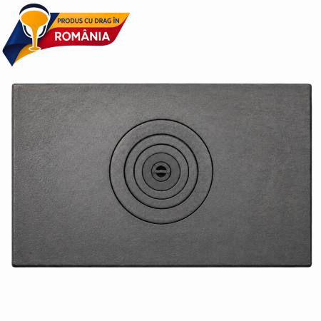 Plite din fontă România - Plită din fontă cu un ochi 940 x 640 mm