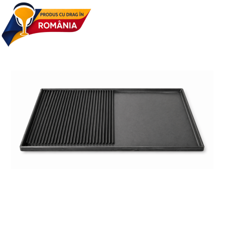 PLITĂ DIN FONTĂ MIXTĂ CU BORDURĂ 425 x 240 mm [3]