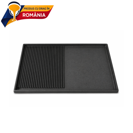 PLITĂ DIN FONTĂ MIXTĂ CU BORDURĂ 450 x 300 mm [3]