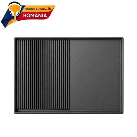 Plite din fontă România - Plită din fontă mixtă cu bordură 520 x 450 mm