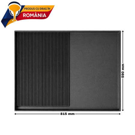 PLITĂ DIN FONTĂ MIXTĂ CU BORDURĂ 815 x 590 mm [1]