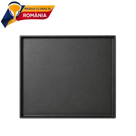 PLITE DIN FONTĂ - Plită din fontă netedă cu bordură 430 x 380 mm