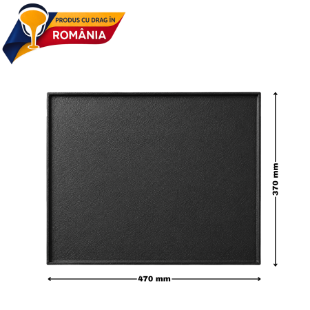 Plită din fontă netedă cu bordură 470 x 370 mm [1]