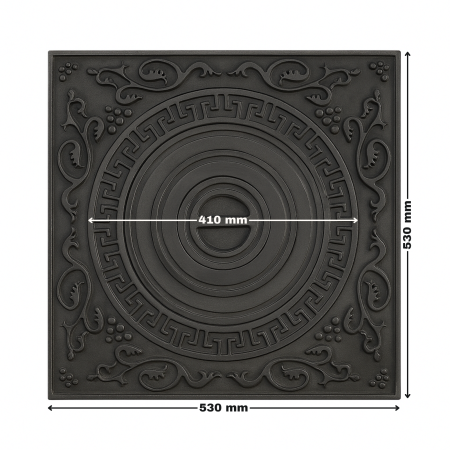 plita fonta soba cu ochiuri concentrice 530x530 mm [2]