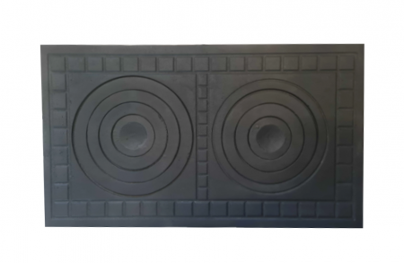 PLITE DIN FONTĂ - PLITA FONTA 700 mm L x 400 mm l, GROSIME 15 mm, DESEN PATRAT