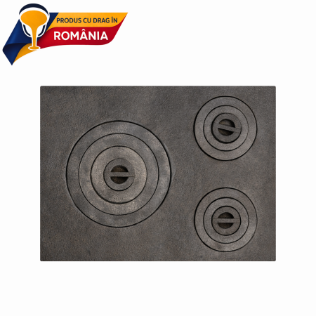 PLITĂ MARE 3 OCHIURI 640 x 475 mm