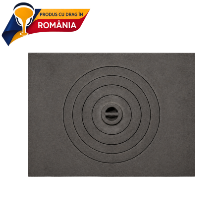 PLITE DIN FONTĂ - PLITĂ MICĂ CU OCHI CENTRAL 550 x 395 mm