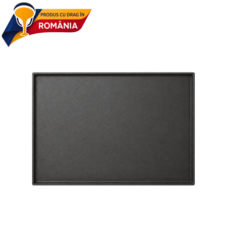 Plite din fontă România - Plită netedă cu bordură 645 x 470 mm
