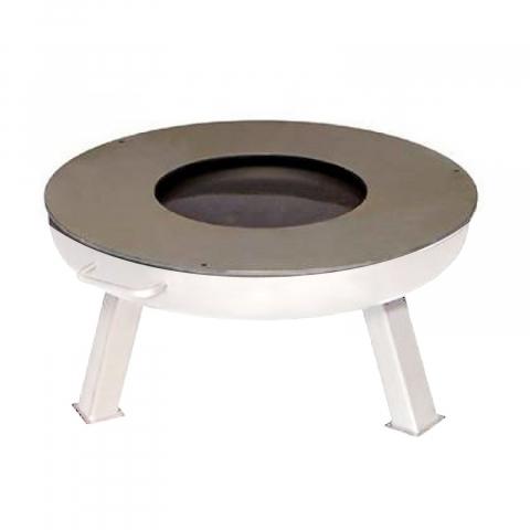 Plita rotunda de otel pentru semineu Buschbeck 80 cm 4033886111283 [1]