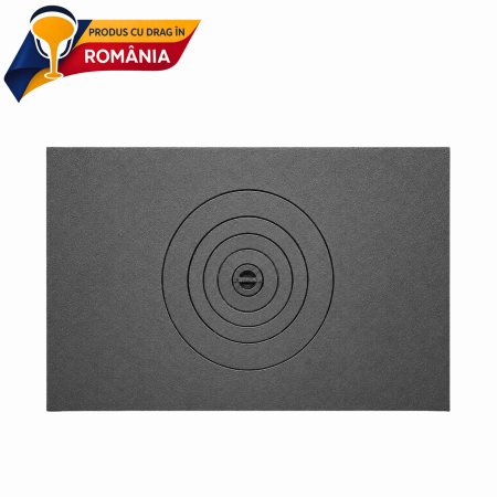 PLITE DIN FONTĂ - Plită tip placă din fontă cu un ochi 680 x 470 mm