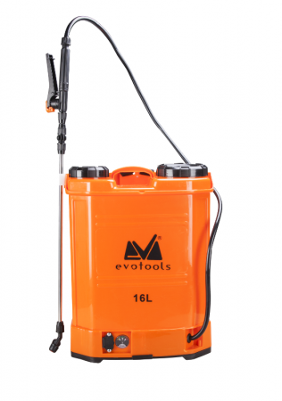 PRODUSE PENTRU GRĂDINARIT - POMPA DE STROPIT CU ACUMULATOR SI SPATIU DEPOZITARE