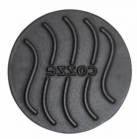 Presa din fonta pentru hamburger carne Cozze diametru 16 x 8 cm 90375 [3]