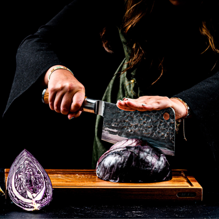 Satar cu maner din lemn de maslin Forged Olive OLIVECLEAVER [5]