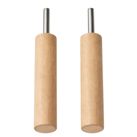 Grătare din inox - Set 2 mânere detașabile scurte pentru grătar din inox