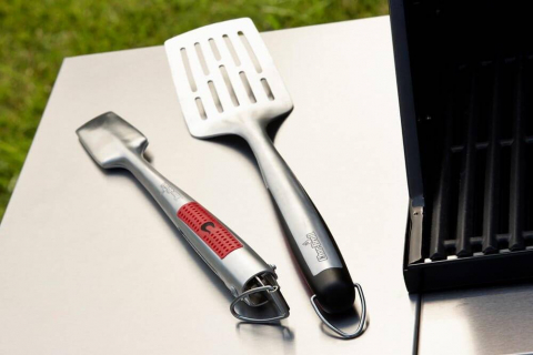 Set 2 ustensile din inox pentru gratar Premium Char-Broil 140543 [1]