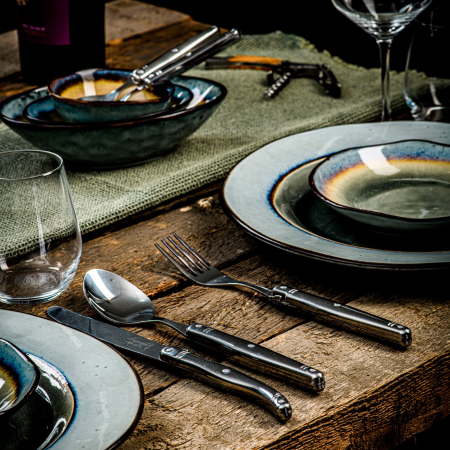 Set 24 tacamuri cu maner din otel inoxidabil 1,8 mm Laguiole Style de Vie Premium Line PRCOUVRVS [5]