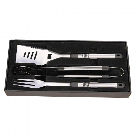 UZ GOSPODĂRESC - Set 3 ustensile din inox pentru gratar 47 cm Activa 15500