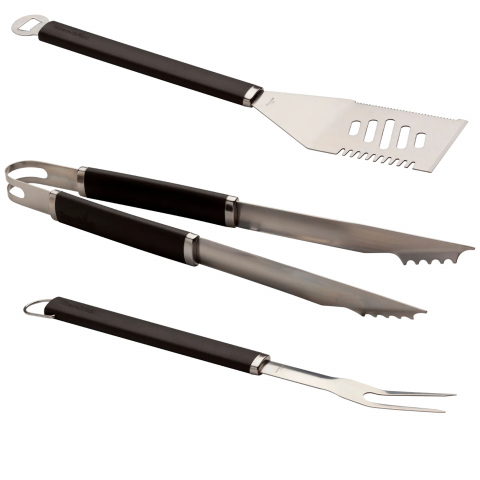 UZ GOSPODĂRESC - Set 3 ustensile din inox pentru gratar Char-Broil 7071