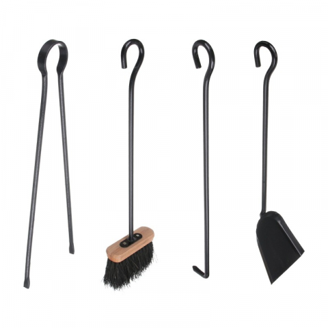 SET 4 ACCESORII DIN METAL PENTRU CURĂȚARE ȘEMINEU [1]