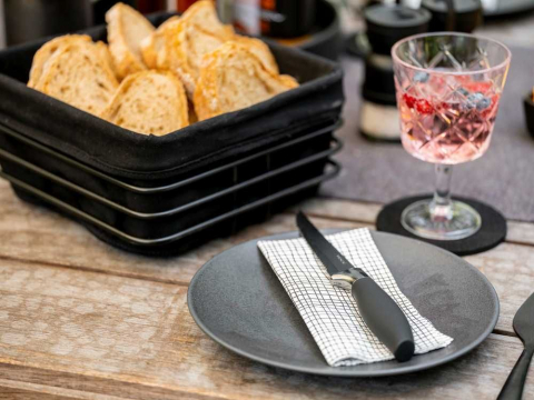 Set 4 cutite de friptura Otis Wenko Black Outdoor Kitchen 55059100 [3]