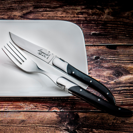 Set 6 cutite pentru friptura Laguiole Style de Vie Luxury Line LUXSTEAKZWART [2]