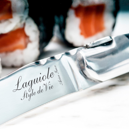 Set 6 cutite pentru friptura Laguiole Style de Vie Luxury Line LUXSTEAKZWART [5]