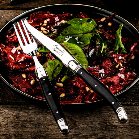 Set 6 furculite 1,8 mm cu maner negru Laguiole Style de Vie Premium Line PRVORKZWART [3]