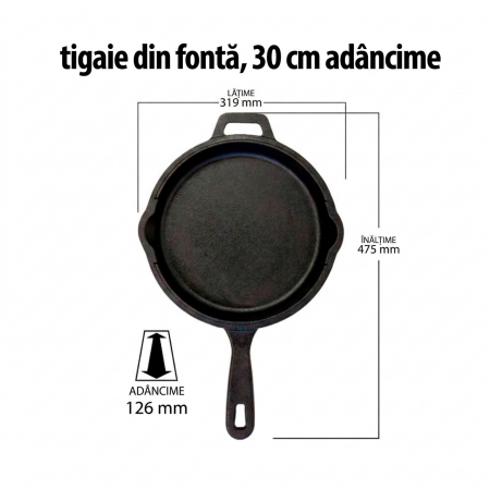 Set 6 piese vase de gatit din fonta si manusi termorezistente din piele Pit Boss 40266 [5]
