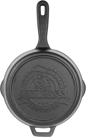 Set 6 piese vase de gatit din fonta si manusi termorezistente din piele Pit Boss 40266 [3]