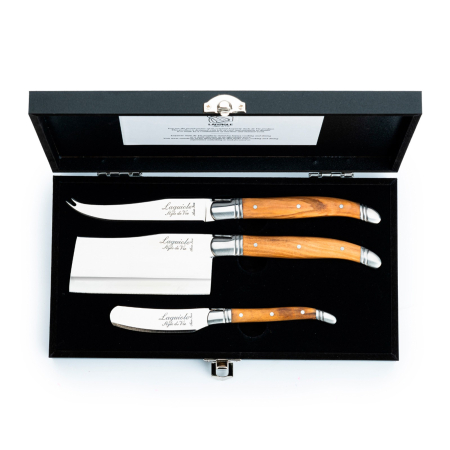 UZ GOSPODĂRESC - Set cutite pentru branza Laguiole Style de Vie Luxury Line LUXKAASOLIJF