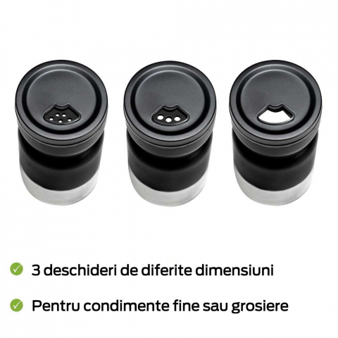 Set pentru condimente, 2 recipiente Melli Wenko Black Outdoor Kitchen 55081100 [6]