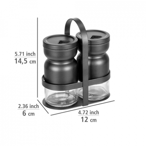 Set pentru condimente, 2 recipiente Melli Wenko Black Outdoor Kitchen 55081100 [8]