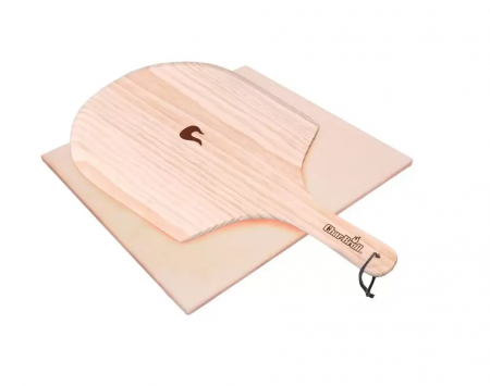 Accesorii pentru grătare - SET PIZZA PIATRA SI PALETA 35 x 40 CM CHAR-BROIL 140787