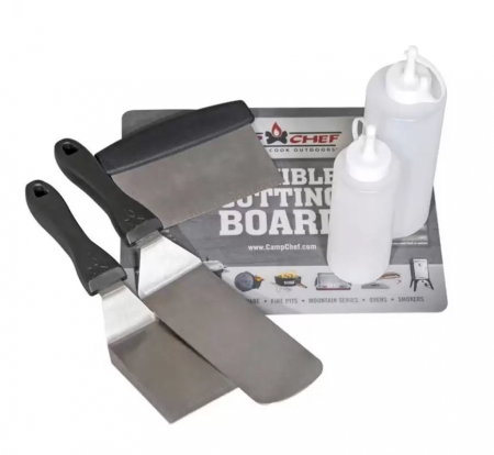 Accesorii pentru grătare - SET PROFESIONAL DE SPATULE PENTRU GRATAR SI PLANCHA CAMP CHEF CC-SPSET6