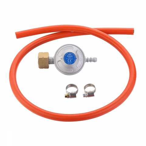 UZ GOSPODĂRESC - Set regulator de presiune gaz si furtun 100 cm Cadac 30mBar 8510