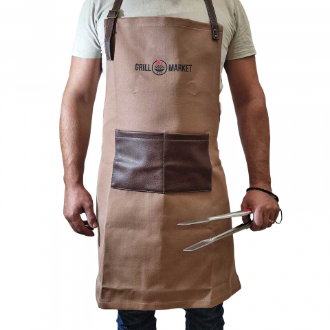 Set sort pentru gratar 77x68 cm din material textil premium in cutie de lemn tip cadou Grill Market [10]
