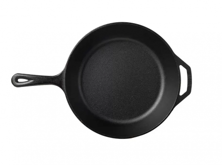 SET TIGAIE INALTA ROTUNDA SI CAPAC DIN FONTA CU MANER 30,5 cm LODGE L-10CF3 [1]