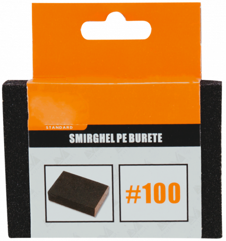 ȘMIRGHEL PE BURETE 25 mm H x 70 mm l x 100 mm L [1]