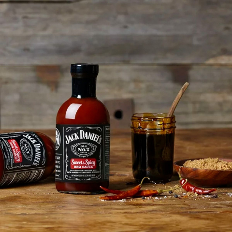 Sos Jack Daniels Sweet &amp; Spicy BBQ Sauce 473 ml 553 g JD-2393 [4]