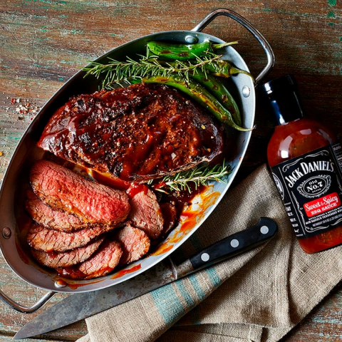 Sos Jack Daniels Sweet &amp; Spicy BBQ Sauce 473 ml 553 g JD-2393 [5]
