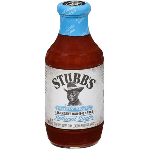 DIVERSE - Sos Stubb&#039;s Simply Sweet reduced Sugar 450 ml 510 g ST-243