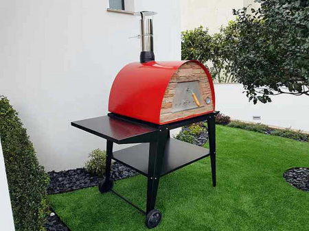 Stand metalic mobil pentru cuptor traditional pentru pizza pe lemne Maximus Atlas [5]